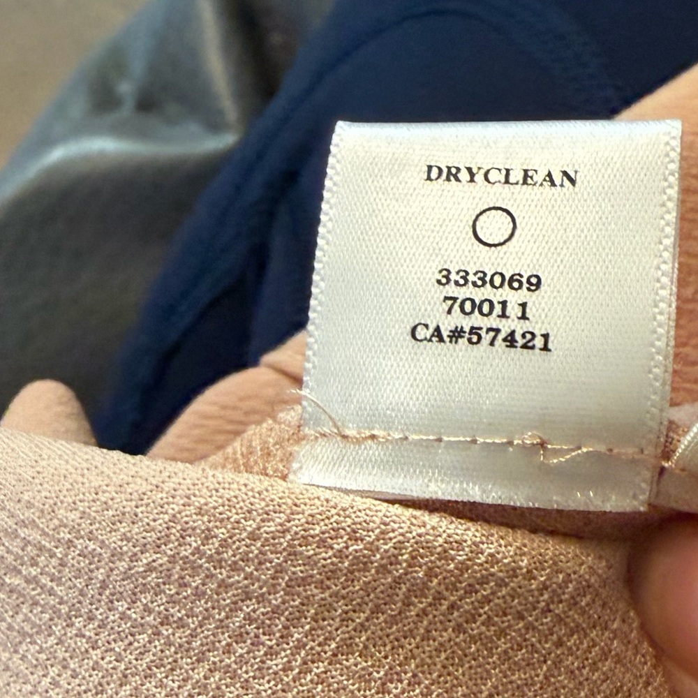Ann Taylor Flutter Short Sleeve Peach Pink Cocktail Casual Dress - Picture 8 of 12
